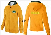 Womens Green Bay Packers Team Logo 2015 Full Zip Hoodie-29,baseball caps,new era cap wholesale,wholesale hats