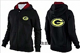 Womens Green Bay Packers Team Logo 2015 Full Zip Hoodie-63,baseball caps,new era cap wholesale,wholesale hats