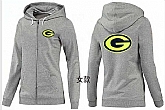 Womens Green Bay Packers Team Logo 2015 Full Zip Hoodie-69,baseball caps,new era cap wholesale,wholesale hats