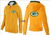 Womens Green Bay Packers Team Logo 2015 Full Zip Hoodie-79,baseball caps,new era cap wholesale,wholesale hats