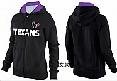 Womens Houston Texans Team Logo 2015 Full Zip Hoodie-24,baseball caps,new era cap wholesale,wholesale hats