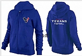Womens Houston Texans Team Logo 2015 Full Zip Hoodie-33,baseball caps,new era cap wholesale,wholesale hats