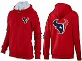 Womens Houston Texans Team Logo 2015 Full Zip Hoodie-49,baseball caps,new era cap wholesale,wholesale hats