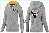 Womens Houston Texans Team Logo 2015 Full Zip Hoodie-51,baseball caps,new era cap wholesale,wholesale hats