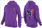 Womens Houston Texans Team Logo 2015 Full Zip Hoodie-55,baseball caps,new era cap wholesale,wholesale hats