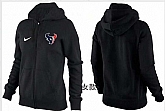 Womens Houston Texans Team Logo 2015 Full Zip Hoodie-62,baseball caps,new era cap wholesale,wholesale hats