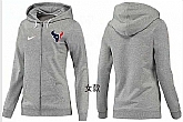 Womens Houston Texans Team Logo 2015 Full Zip Hoodie-67,baseball caps,new era cap wholesale,wholesale hats
