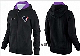 Womens Houston Texans Team Logo 2015 Full Zip Hoodie-71,baseball caps,new era cap wholesale,wholesale hats