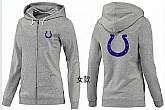 Womens Indianapolis Colts Team Logo 2015 Full Zip Hoodie-28,baseball caps,new era cap wholesale,wholesale hats