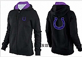 Womens Indianapolis Colts Team Logo 2015 Full Zip Hoodie-37,baseball caps,new era cap wholesale,wholesale hats