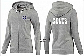 Womens Indianapolis Colts Team Logo 2015 Full Zip Hoodie-44,baseball caps,new era cap wholesale,wholesale hats