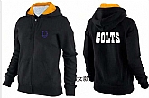 Womens Indianapolis Colts Team Logo 2015 Full Zip Hoodie-51,baseball caps,new era cap wholesale,wholesale hats