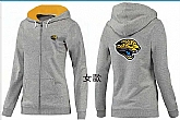 Womens Jacksonville Jaguars Team Logo 2015 Full Zip Hoodie-60,baseball caps,new era cap wholesale,wholesale hats