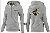 Womens Jacksonville Jaguars Team Logo 2015 Full Zip Hoodie-61,baseball caps,new era cap wholesale,wholesale hats