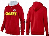 Womens Kansas City Chiefs Team Logo 2015 Full Zip Hoodie-18,baseball caps,new era cap wholesale,wholesale hats