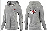 Womens Kansas City Chiefs Team Logo 2015 Full Zip Hoodie-62,baseball caps,new era cap wholesale,wholesale hats
