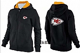 Womens Kansas City Chiefs Team Logo 2015 Full Zip Hoodie-69,baseball caps,new era cap wholesale,wholesale hats