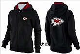 Womens Kansas City Chiefs Team Logo 2015 Full Zip Hoodie-74,baseball caps,new era cap wholesale,wholesale hats