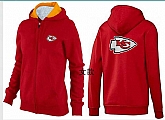 Womens Kansas City Chiefs Team Logo 2015 Full Zip Hoodie-76,baseball caps,new era cap wholesale,wholesale hats