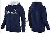 Womens Miami Dolphins Team Logo 2015 Full Zip Hoodie-16,baseball caps,new era cap wholesale,wholesale hats