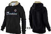 Womens Miami Dolphins Team Logo 2015 Full Zip Hoodie-23,baseball caps,new era cap wholesale,wholesale hats
