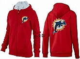 Womens Miami Dolphins Team Logo 2015 Full Zip Hoodie-49,baseball caps,new era cap wholesale,wholesale hats