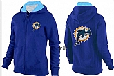 Womens Miami Dolphins Team Logo 2015 Full Zip Hoodie-53,baseball caps,new era cap wholesale,wholesale hats