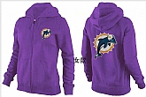 Womens Miami Dolphins Team Logo 2015 Full Zip Hoodie-55,baseball caps,new era cap wholesale,wholesale hats