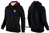 Womens Minnesota Vikings Team Logo 2015 Full Zip Hoodie-21,baseball caps,new era cap wholesale,wholesale hats