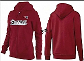 Womens New England Patriots Team Logo 2015 Full Zip Hoodie-12,baseball caps,new era cap wholesale,wholesale hats