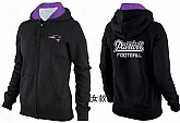 Womens New England Patriots Team Logo 2015 Full Zip Hoodie-27,baseball caps,new era cap wholesale,wholesale hats