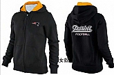 Womens New England Patriots Team Logo 2015 Full Zip Hoodie-29,baseball caps,new era cap wholesale,wholesale hats