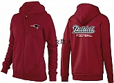 Womens New England Patriots Team Logo 2015 Full Zip Hoodie-34,baseball caps,new era cap wholesale,wholesale hats