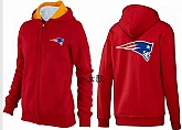 Womens New England Patriots Team Logo 2015 Full Zip Hoodie-41,baseball caps,new era cap wholesale,wholesale hats