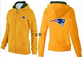 Womens New England Patriots Team Logo 2015 Full Zip Hoodie-44,baseball caps,new era cap wholesale,wholesale hats