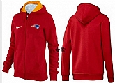 Womens New England Patriots Team Logo 2015 Full Zip Hoodie-60,baseball caps,new era cap wholesale,wholesale hats