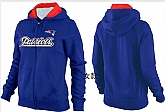 Womens New England Patriots Team Logo 2015 Full Zip Hoodie-64,baseball caps,new era cap wholesale,wholesale hats