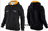 Womens New England Patriots Team Logo 2015 Full Zip Hoodie-67,baseball caps,new era cap wholesale,wholesale hats