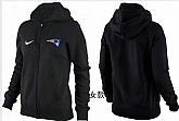 Womens New England Patriots Team Logo 2015 Full Zip Hoodie-69,baseball caps,new era cap wholesale,wholesale hats