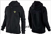 Womens New Orleans Saints Team Logo 2015 Full Zip Hoodie-48,baseball caps,new era cap wholesale,wholesale hats