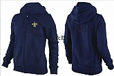 Womens New Orleans Saints Team Logo 2015 Full Zip Hoodie-49,baseball caps,new era cap wholesale,wholesale hats