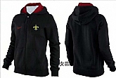 Womens New Orleans Saints Team Logo 2015 Full Zip Hoodie-63,baseball caps,new era cap wholesale,wholesale hats