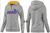 Womens New York Giants Team Logo 2015 Full Zip Hoodie-18,baseball caps,new era cap wholesale,wholesale hats
