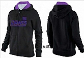 Womens New York Giants Team Logo 2015 Full Zip Hoodie-24,baseball caps,new era cap wholesale,wholesale hats