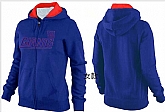 Womens New York Giants Team Logo 2015 Full Zip Hoodie-25,baseball caps,new era cap wholesale,wholesale hats