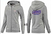 Womens New York Giants Team Logo 2015 Full Zip Hoodie-44,baseball caps,new era cap wholesale,wholesale hats