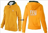 Womens New York Giants Team Logo 2015 Full Zip Hoodie-72,baseball caps,new era cap wholesale,wholesale hats