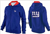 Womens New York Giants Team Logo 2015 Full Zip Hoodie-77,baseball caps,new era cap wholesale,wholesale hats