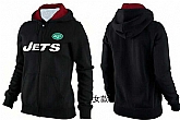 Womens New York Jets Team Logo 2015 Full Zip Hoodie-21,baseball caps,new era cap wholesale,wholesale hats
