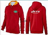 Womens New York Jets Team Logo 2015 Full Zip Hoodie-31,baseball caps,new era cap wholesale,wholesale hats